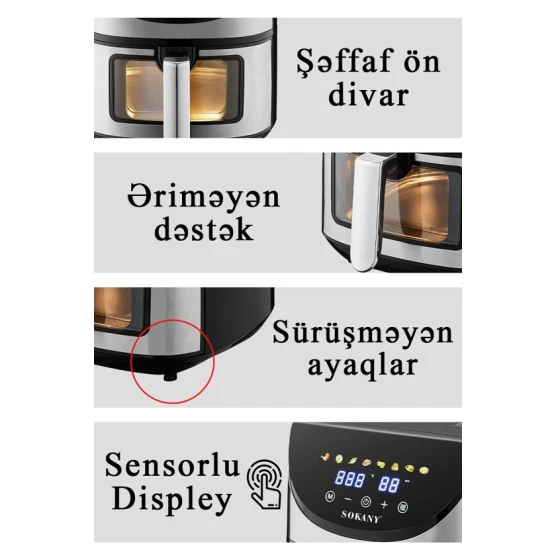 Аэрогриль Sokany SK-10059S Аэрогриль Sokany SK-10059S