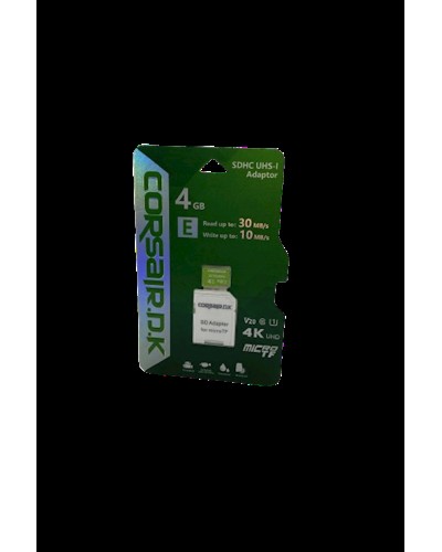 Yaddaş kartı Corsair 4GB MicroSDHC UHC-I