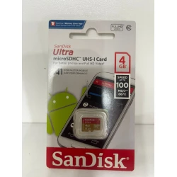 Карта памяти SanDisk 4GB microSDHC Class 10-UHS-I