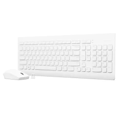 Комплект клавиатура и мышь Lenovo 510 Wireless Combo Cyrill White