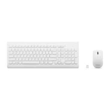 Комплект клавиатура и мышь Lenovo 510 Wireless Combo Cyrill White