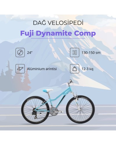 Dağ velosipedi Fuji Dynamite Comp 24