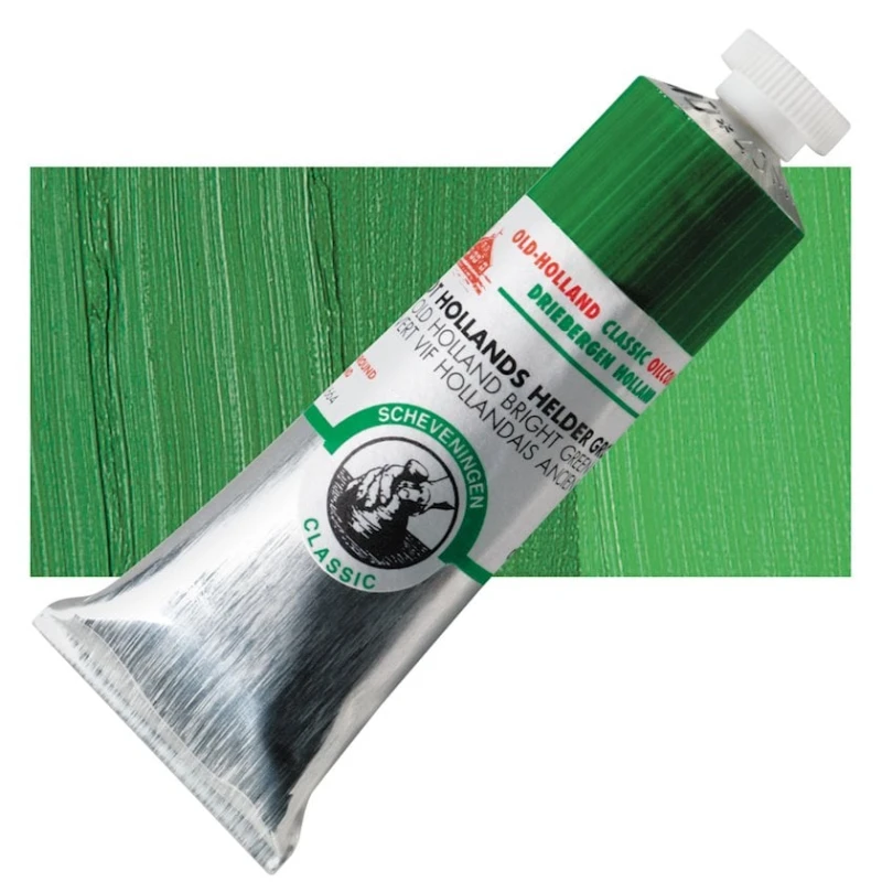 Yağlı boya Old Holland Classic Oil Colours 280 Bright Green, parlaq yaşıl, 40 ml Yağlı boya Old Holland Classic Oil Colours 280 Bright Green, parlaq yaşıl, 40 ml