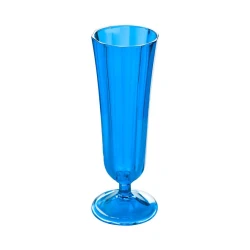 Бокал Porland Champagne, стекло, голубой, 130 мл