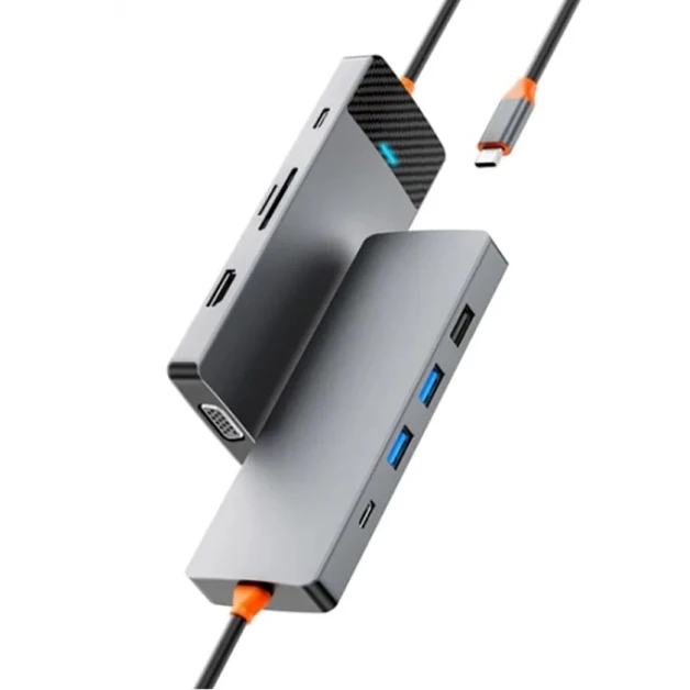USB хаб Wiwu Linker A921HV 9-in-1 USB-C USB хаб Wiwu Linker A921HV 9-in-1 USB-C