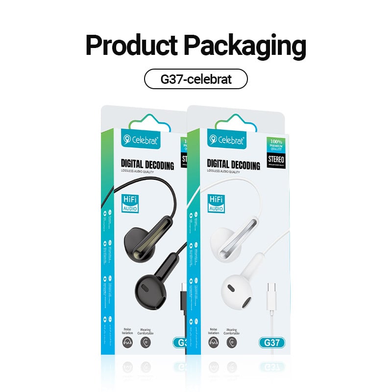 Qulaqlıq Celebrat G37 Type-c Black