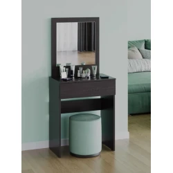 Туалетный столик Art Mebel 55, ламинат, венге, 130x65x40 см