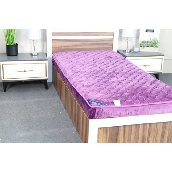 Наматрасник защитный MiraNova FS-525, односпальный, фиолетовый, 100х200 см Наматрасник защитный MiraNova FS-525, односпальный, фиолетовый, 100х200 см