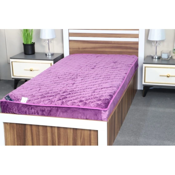 Наматрасник защитный MiraNova FS-525, односпальный, фиолетовый, 100х200 см Наматрасник защитный MiraNova FS-525, односпальный, фиолетовый, 100х200 см