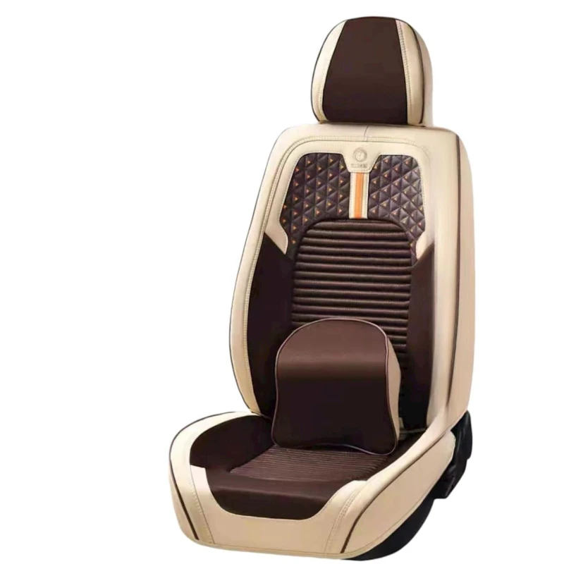 Чехол на сидения 9dkomurlu2, коричневый/бежевый Чехол на сидения 9dkomurlu2, коричневый/бежевый
