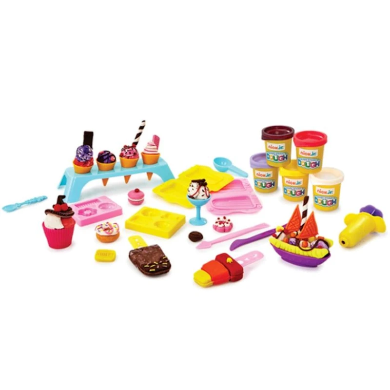 Тесто для лепки Addo Play LTD Nick Dough Ice Cream, 5 цветов, 56 г Тесто для лепки Addo Play LTD Nick Dough Ice Cream, 5 цветов, 56 г