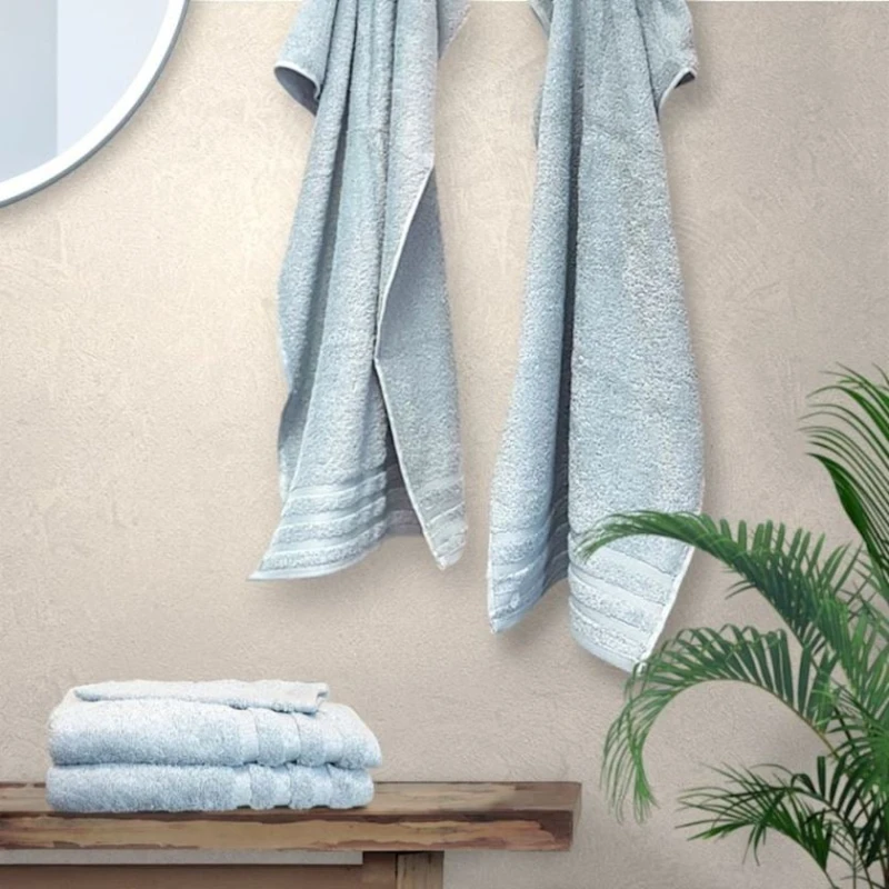 Полотенце банное Lasa Home A2, 70x140 см, хлопок, голубой