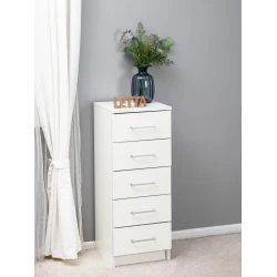 Tumba Letta, LDSP, ağ, 89х35х35 sm Tumba Letta, LDSP, ağ, 89х35х35 sm