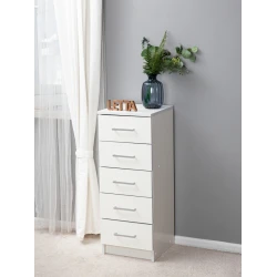 Tumba Letta, LDSP, ağ, 89х35х35 sm Tumba Letta, LDSP, ağ, 89х35х35 sm