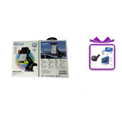 Автомобильный держатель для телефона Kakusiga Wireless 1204 Автомобильный держатель для телефона Kakusiga Wireless 1204