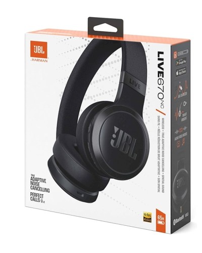 Simsiz qulaqlıqlar JBL Live 670NC, Black