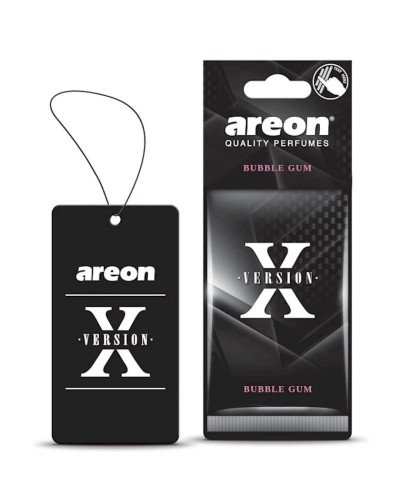 Aromatlaşdırıcı avtomobil üçün Areon X Version Bubble Gum, asma
