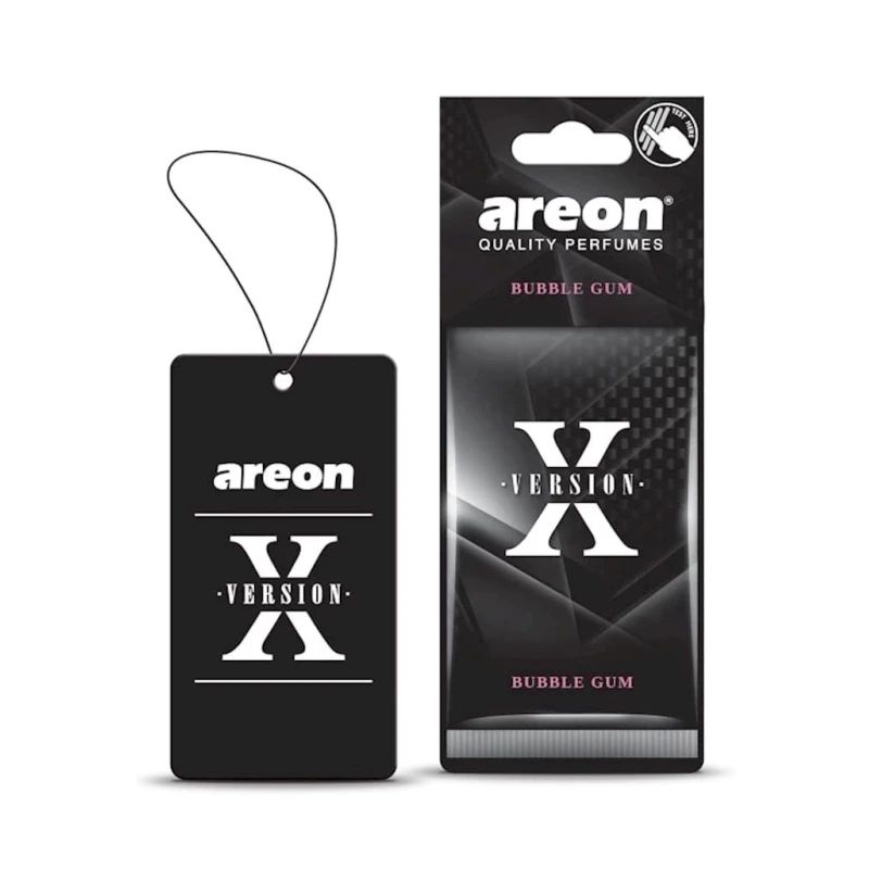 Ароматизатор для автомобиля Areon X Version Bubble Gum, подвесной Ароматизатор для автомобиля Areon X Version Bubble Gum, подвесной