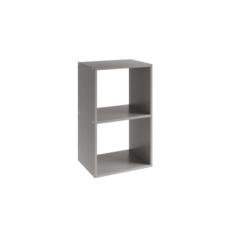 Стеллаж 3563_Stellaj2KubaGrey 70x40x31 см, ЛДСП, серый