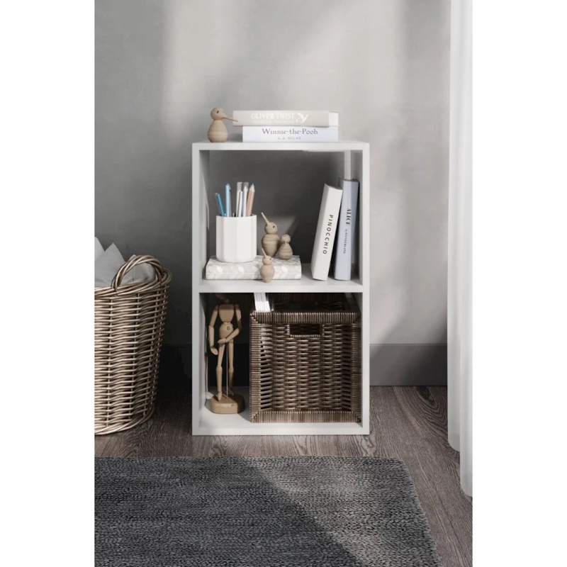 Стеллаж 3563_Stellaj2KubaGrey 70x40x31 см, ЛДСП, серый