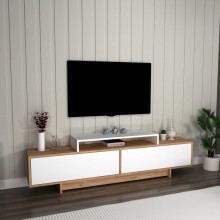 Tumba Ev Plus ev_12116057, LDSP, ağ, qəhvəyi, 180x29.6x50.2 sm