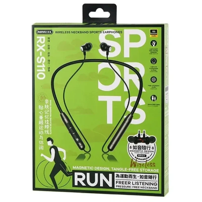 Беспроводные наушники Remax RX-S110 Black Беспроводные наушники Remax RX-S110 Black