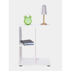 Журнальный стол Orinok 12115530, ЛДСП, белый, 60x47x30 см