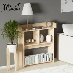 Стеллаж Marina 3563_M25StelPolSon, ЛДСП, 95x24x100 см, коричневый