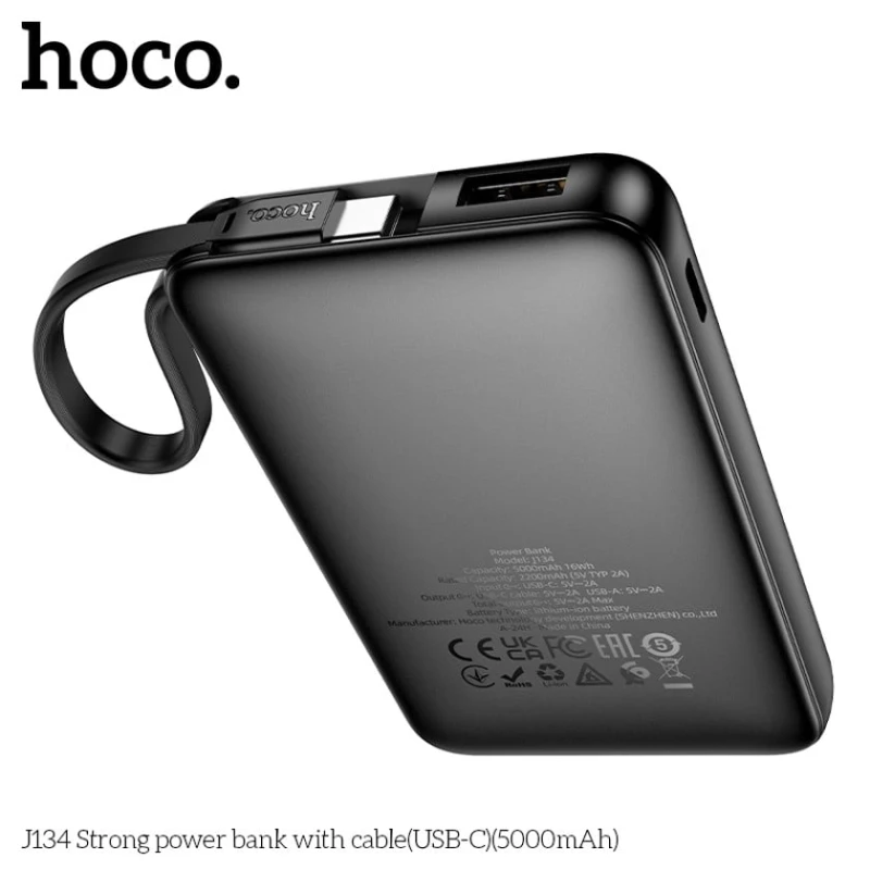 Внешний аккумулятор Hoco J134 5000 mAh Black