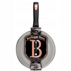 Сковородка с крышкой Berlinger Haus Black Rose Collection BH 1951, цвет черный, 24 см