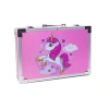 Набор для рисования Unicorn, в металлическом чемодане, розовый Набор для рисования Unicorn, в металлическом чемодане, розовый