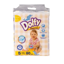 Детские подгузники Dolfy 5, 11-18 кг, 80 шт