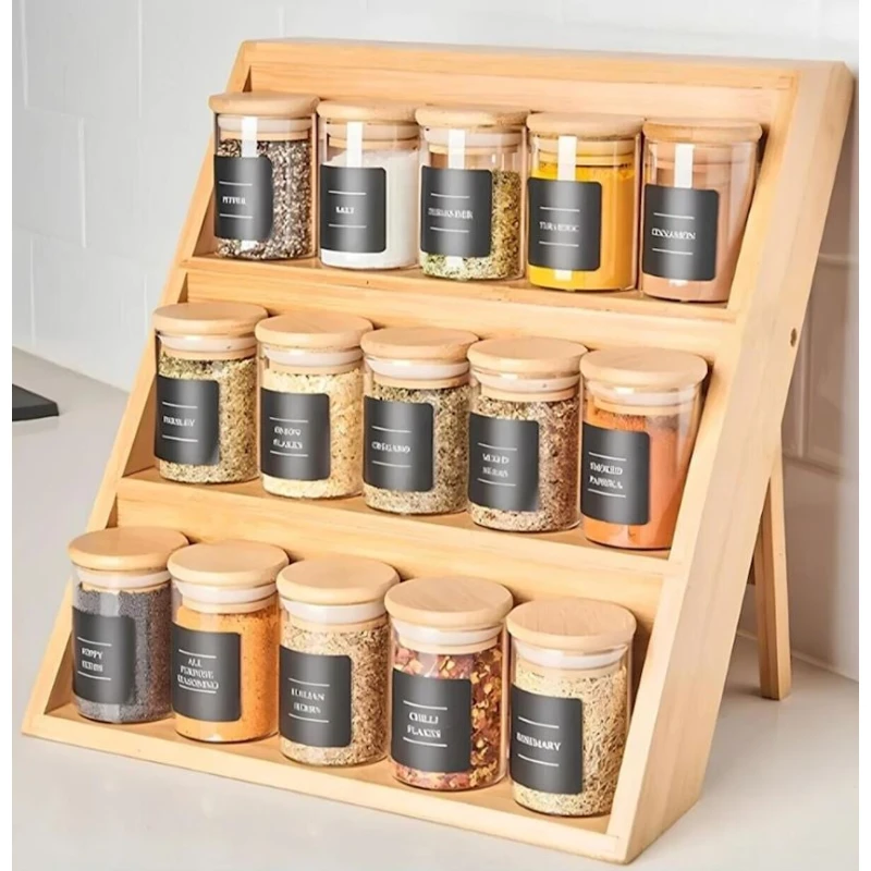 Ədviyyat üçün orqanayzer 97824, bambuk, bej, 39х30 sm