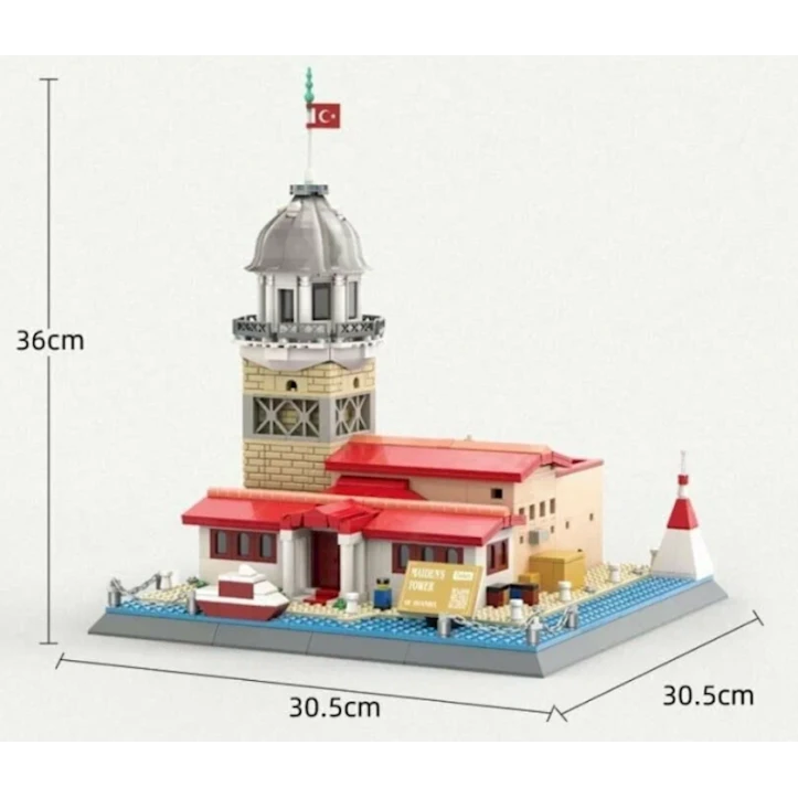 Конструктор Wange Maiden Tower, 909 элементов, 6+ лет Конструктор Wange Maiden Tower, 909 элементов, 6+ лет