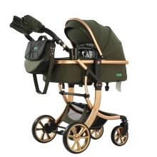 Uşaq arabası Kidilo G600, yaşıl