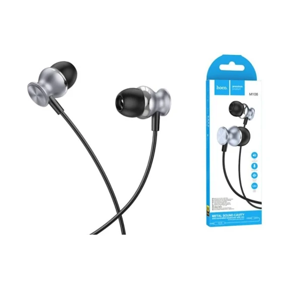 Наушники Hoco M106 Metal Grey Наушники Hoco M106 Metal Grey