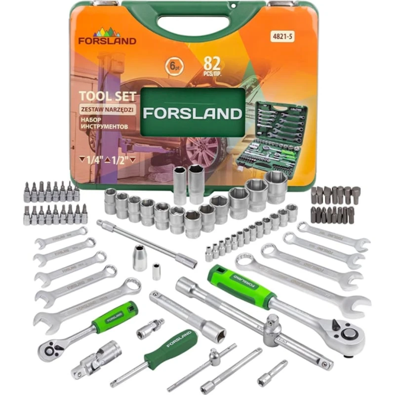 Набор инструментов Forsland 4821-5, 82 предметов