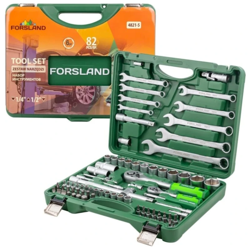 Набор инструментов Forsland 4821-5, 82 предметов