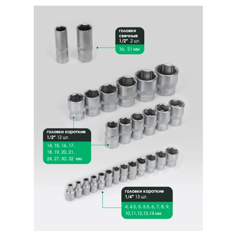 Набор инструментов Forsland 4821-5, 82 предметов