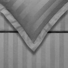 Yataq dəsti Vandyck Purity 86 Grey, pambıq, boz, avro, yorğan üzü 200x200/220 sm, 2 əd yastıq üzü 60x70 sm