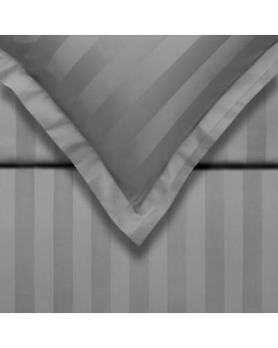 Yataq dəsti Vandyck Purity 86 Grey, pambıq, boz, avro, yorğan üzü 200x200/220 sm, 2 əd yastıq üzü 60x70 sm