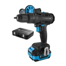 Akkumulyatorlu drel Högert HT2E247-B14PD + akkumulyator 4Ah + enerji toplama stansiyası 4A + keys