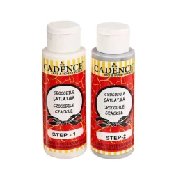 Кракелюр Cadence Crocodile Coloured Crackle C 1021 Metallic Silver, 70+70 мл