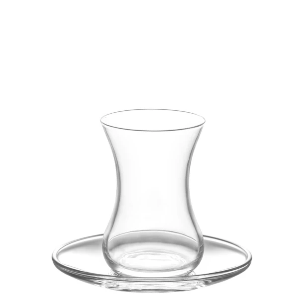 Набор армуду стаканов Lav DEMETS1, с блюдцами, 12 предметов, 135 мл, стекло, прозрачный Набор армуду стаканов Lav DEMETS1, с блюдцами, 12 предметов, 135 мл, стекло, прозрачный