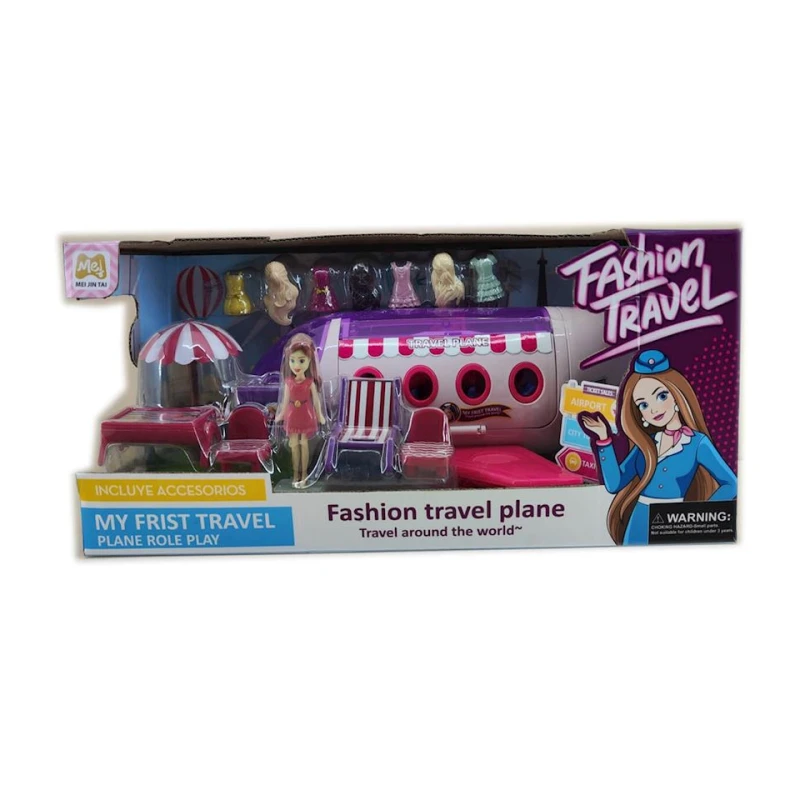 Oyun dəsti Fashion Travel Plane NO.8975, plastik, 3+ yaş