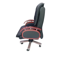 Офисное кресло 008, экокожа, черное