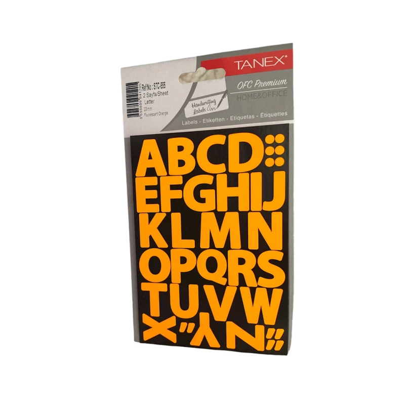 Yapışdırma dəsti Tanex STC-555 Fluorescent Orange, 23 mm, 2 vərəq