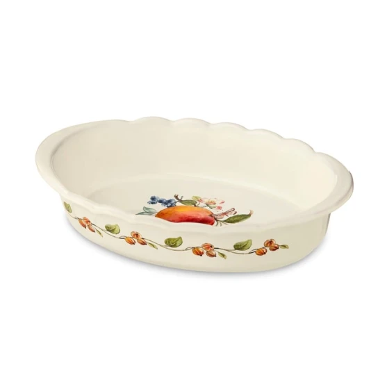 Форма для выпечки NuovaCer 180546, керамика, разноцветная, 28 см Форма для выпечки NuovaCer 180546, керамика, разноцветная, 28 см