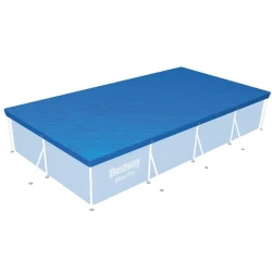 Тент Bestway 58107, прямоугольный, 410х226 см, синий Тент Bestway 58107, прямоугольный, 410х226 см, синий