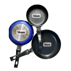 Набор сковородок TVM-3, тефлон, 12/14/16 см, 3 шт